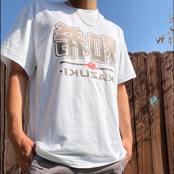 kazuki streetwear Other - Kazuki Kanji Tee; S-XL, 100% ring-spun cotton, available in black & white